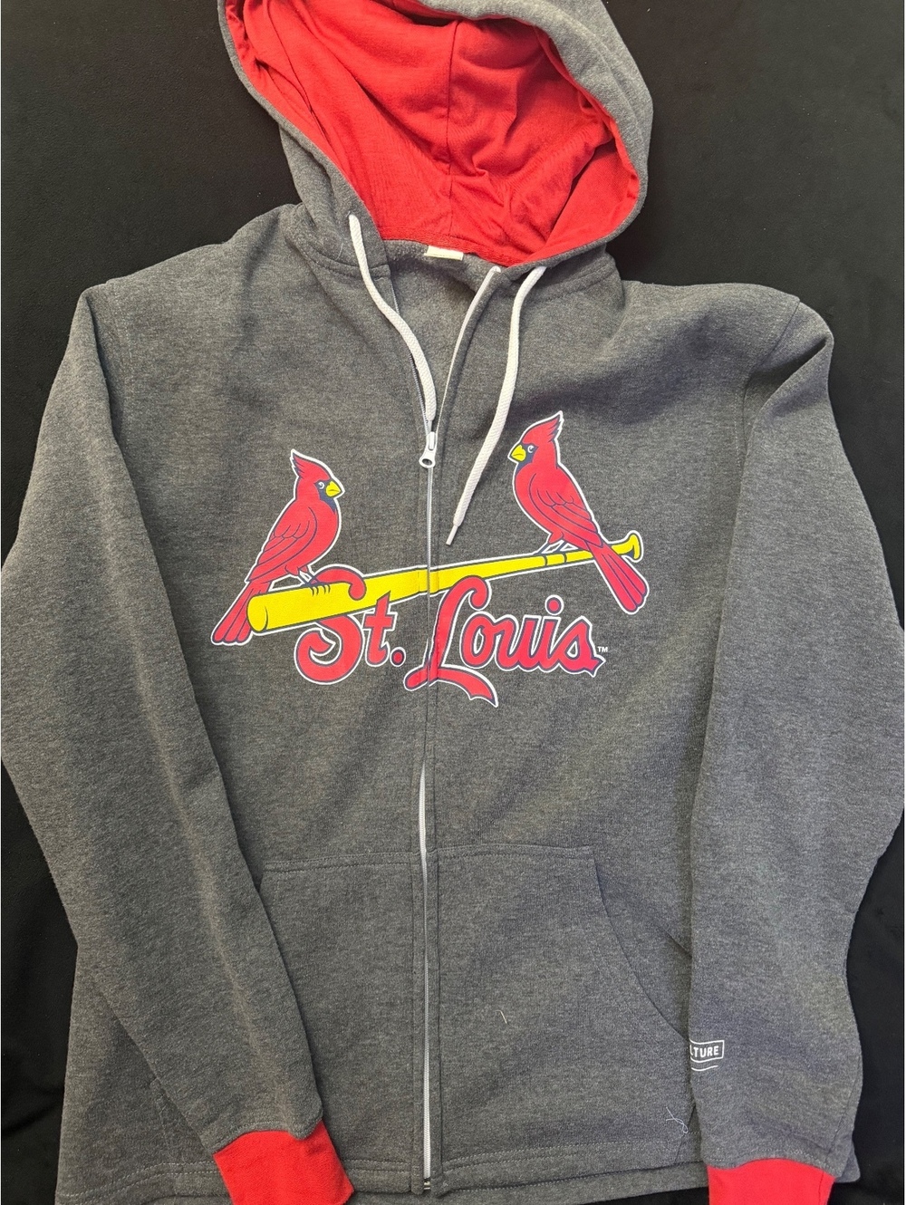 St. Louis Cardinals XL Full Zip Hoodie Sweatshirt